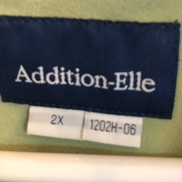 Addition-elle 2X light green blazer - Picture 3 of 8